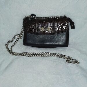 Brighton Vintage Checkbook Wallet with Chain